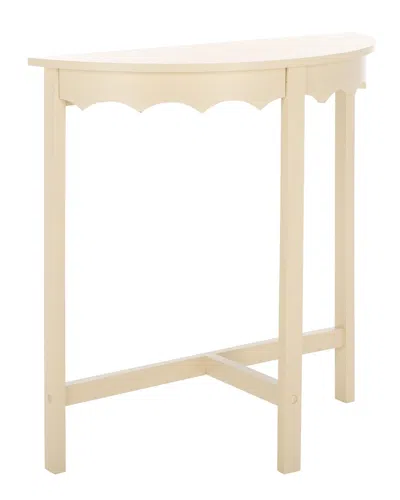 Safavieh Seraphina 1/2 Round Console In Neutral