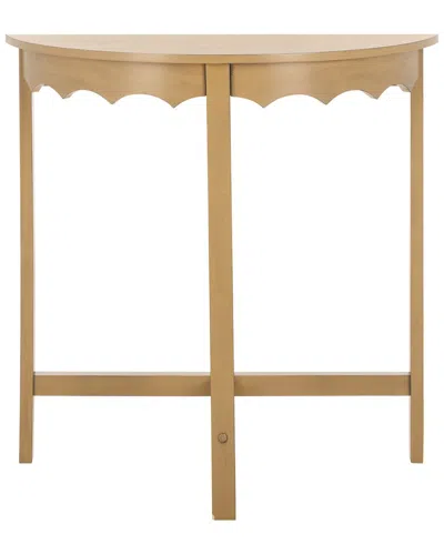 Safavieh Seraphina 1/2 Round Console In Brown