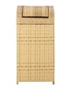 Safavieh Serapis Trash Bin In Brown