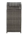 Safavieh Serapis Trash Bin In Grey