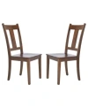 Safavieh Sergio Dining Chair, Set Of 2 In Rust