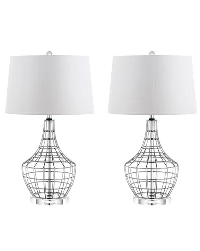 Safavieh Set Of 2 28in Olga Table Lamps In White