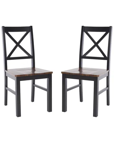 SAFAVIEH SAFAVIEH SET OF 2 AKASH DINING CHAIRS