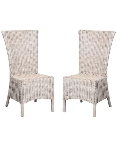SAFAVIEH SAFAVIEH SET OF 2 ALLEN ACCENT CHAIRS