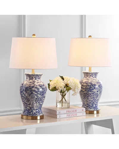 Safavieh Set Of 2 Alona Table Lamp In Multi