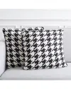 Safavieh Set Of 2 Alto Pillow In Black