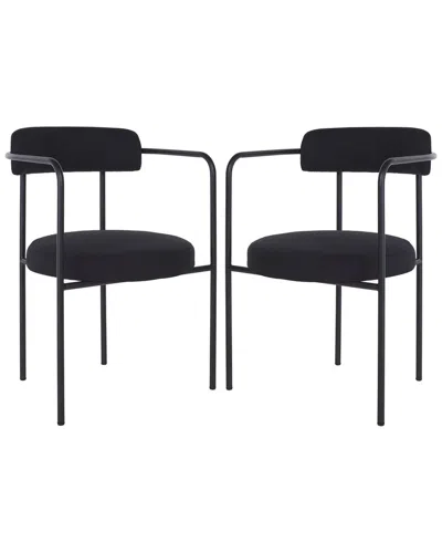 Safavieh Set Of 2 Andrean Dining Arm Chairs