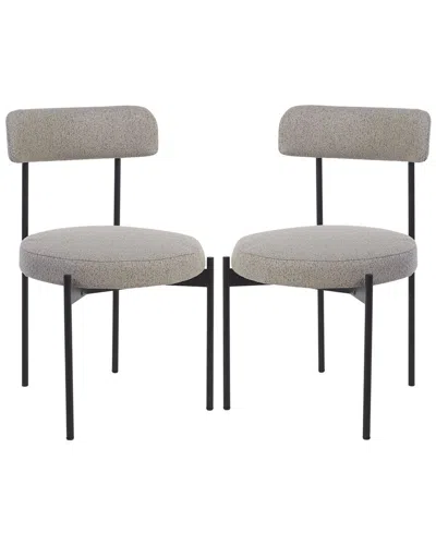 SAFAVIEH SAFAVIEH SET OF 2 ANDREAN DINING CHAIRS