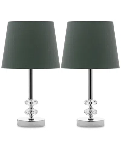 Safavieh Set Of 2 Ashford Table Lamps In Green