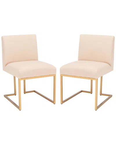 Safavieh Ayanna Side Chair In Beige