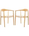 Safavieh Set Of 2 Bandelier Stacking Dining Chairs