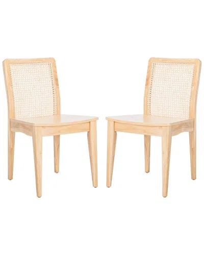 Safavieh Benicio Rattan Dining Chair In Natural