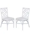 Safavieh Set Of 2 Bhumi Accent Chairs With Cushions