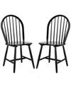 Safavieh Set Of 2 Camden Spindle Dining Chairs