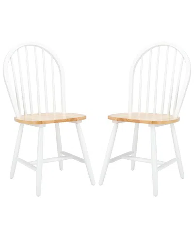 SAFAVIEH SAFAVIEH SET OF 2 CAMDEN SPINDLE DINING CHAIRS