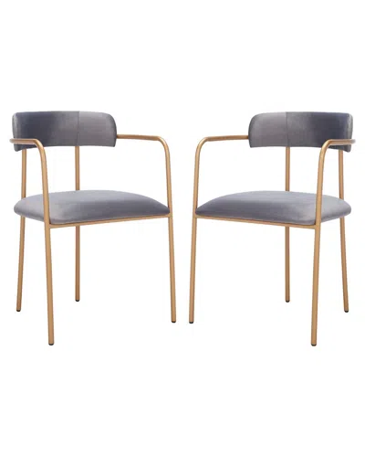 Safavieh Camille Side Chair In Grey