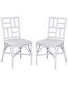 Safavieh Set Of 2 Christine Accent Chairs With Cushions