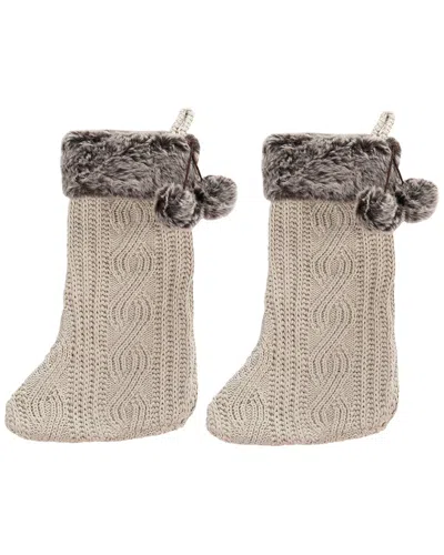 Safavieh Gingerbread Stocking In Beige