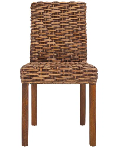 Safavieh Set Of 2 Grove Side Chairs In Brown