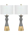 Safavieh Set Of 2 Iris 30.5in Table Lamps