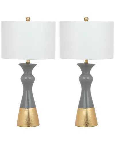 Safavieh Set Of 2 Iris 30.5in Table Lamps