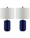 Safavieh Jace Ceramic Table Lamp In Metallic