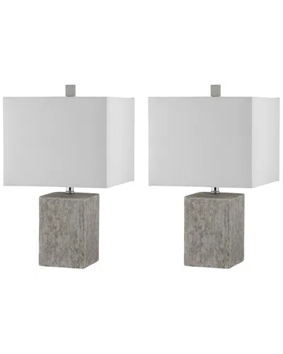 Safavieh Set Of 2 Jaxon Ceramic Table Lamps In Multi