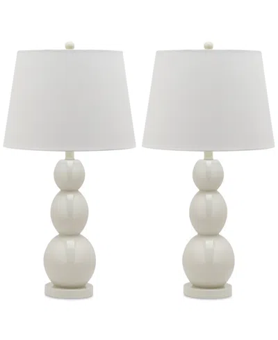 Safavieh Set Of 2 Jayne Table Lamps In White