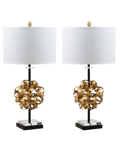 Safavieh Set Of 2 Lionel Table Lamps In Multi