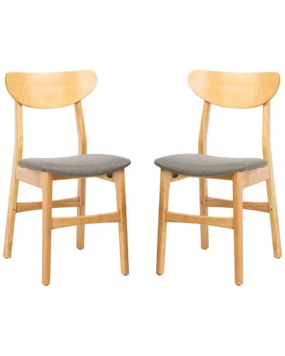 Safavieh Lucca Retro Dining Chair In Natural