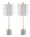 Safavieh Set Of 2 Magdalene Marble Table Lamps
