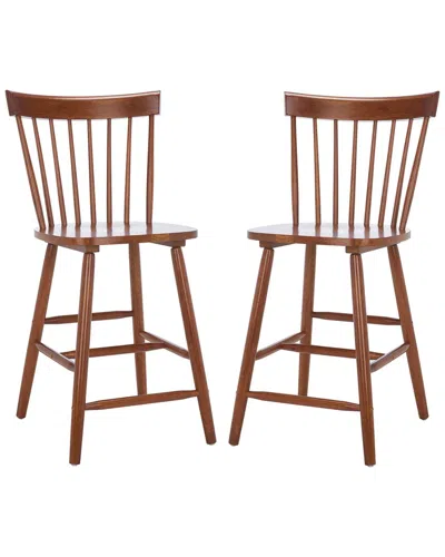Safavieh Providence Counter Stool In Brown