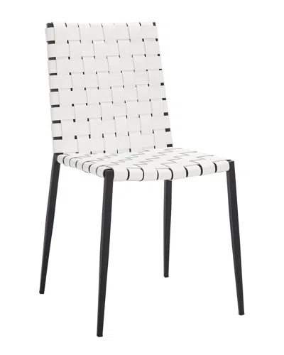 Safavieh Rayne Woven Dining Chair In White
