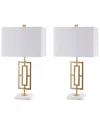 Safavieh Yara Table Lamp Set Of 2 In Gold