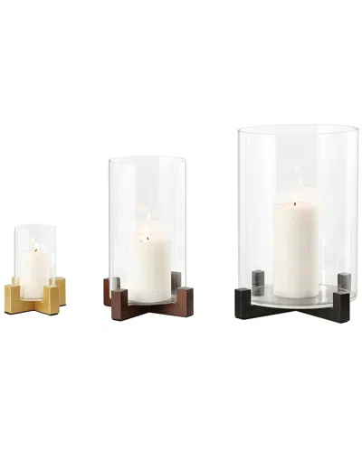 Safavieh Set Of 3 Nifi Candle Holders In Multi