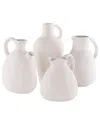 Safavieh Set Of 4 Misa Vase In Beige