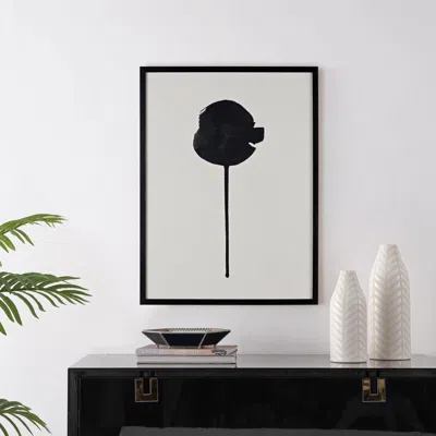 Safavieh Shadow Of A Dandelion Framed Wall Art In Black