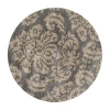 Safavieh Shag Collection Mario Damask Round Area Rug In Multi