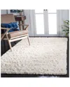 Safavieh Shag Wool Rug In Ivory