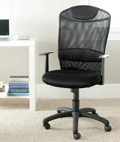 Safavieh Shane Desk Chair In Black
