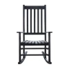 Safavieh Shasta Patio Collection Rocking Chair In Black