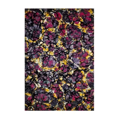 Safavieh Shavonne Geometric Shag Rectangular Rugs In Multi