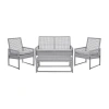 Safavieh Shawmont 7-pc. Conversation Set Cushioned In Gray
