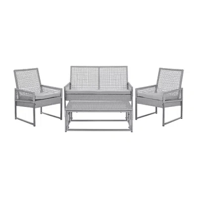 Safavieh Shawmont 7-pc. Conversation Set Cushioned In Gray