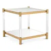 Safavieh Shayla Acrylic Accent Table In Stainless