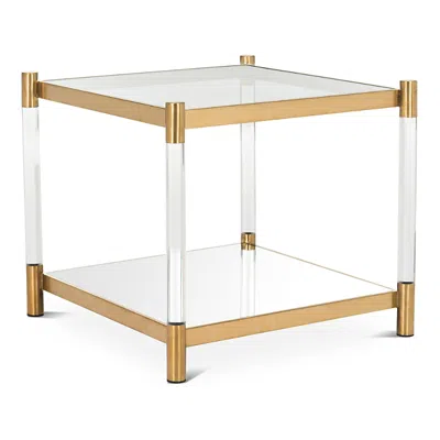 Safavieh Shayla Acrylic Accent Table In Stainless