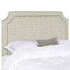Safavieh Shayne Upholstered Headboard W/nail-head Trim In Sand