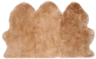 Safavieh Sheep Skin Collection Rug In Brown