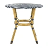 Safavieh Sidford Outdoor Rattan Bistro Table In Blue