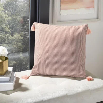 Safavieh Sidney Pillow In Pink